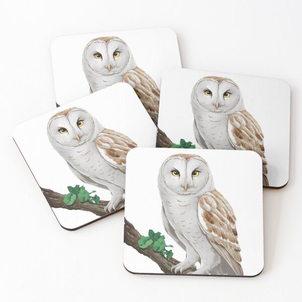 Item preview, white owl designed and sold by hamzamah.