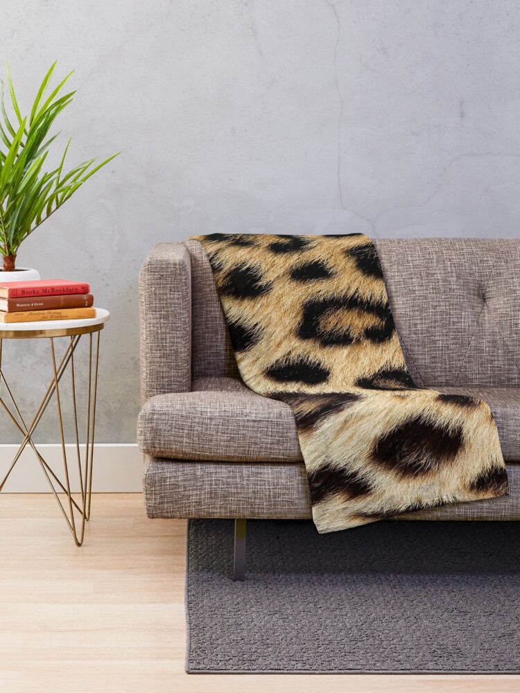 Animal skin online throw