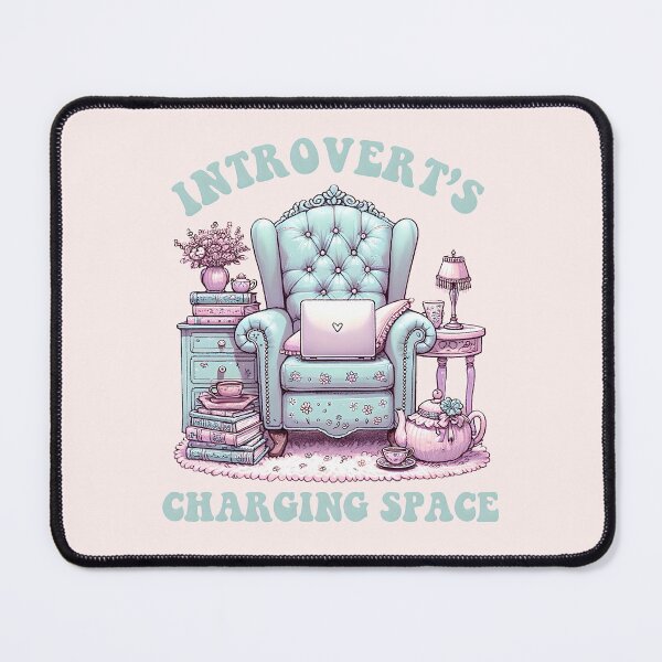 Item preview, Introvert's chic Cozy Charging Space. Funny introvert humor. designed and sold by Unitepeople.