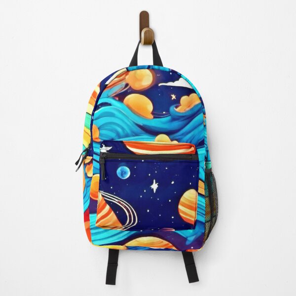 Item preview, Cartoon Universe: Waves, Planets, and Stellar Skies designed and sold by Health And Fitness Posts e-Store.