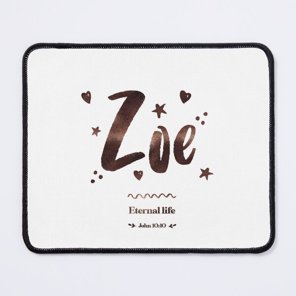 Item preview, Zoe | John 10 10 | Eternal Life | Christian Name with Biblical Meaning For Girl | Christian Name Collection designed and sold by Blessed Be Your Name.