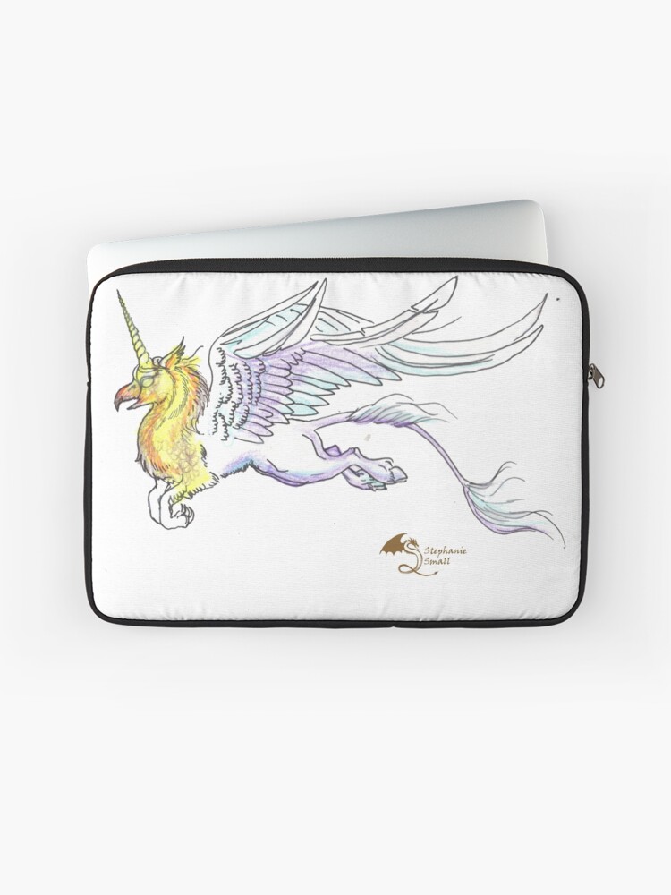 15 Inch Laptop Sleeve Unicorn with Wings