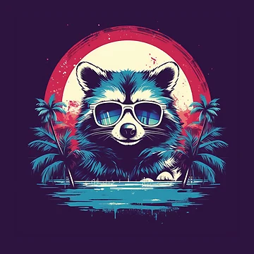 Artwork thumbnail, Chill Racoon by CreatureAnimals