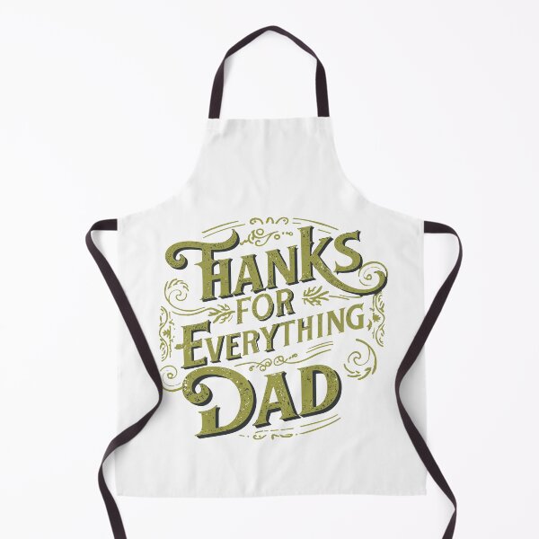 Item preview, Thanks for Everything, Dad: Timeless Father's Day Typography Art designed and sold by HahaHandlesHub.