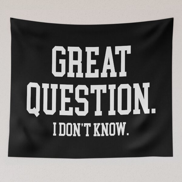 Item preview, Exactly Right Merch Great Question designed and sold by ILLUCEND-ARTS.