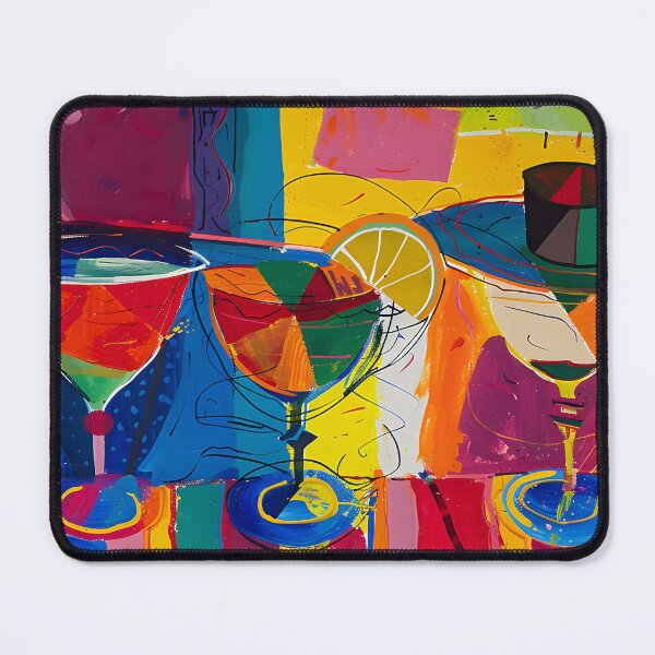 Item preview, Fiesta Margarita Madness Art- Sip and Savor the Vibrant Vibes Generative AI Abstract Vivid Colors designed and sold by OlfactoART Studio.
