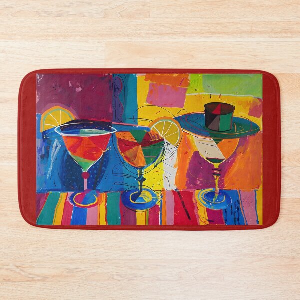 Item preview, Fiesta Margarita Madness Art- Sip and Savor the Vibrant Vibes Generative AI Abstract Vivid Colors designed and sold by OlfactoART Studio.