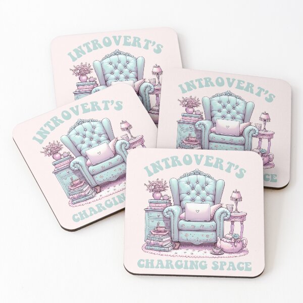 Item preview, Introvert's chic Cozy Charging Space. Funny introvert humor. designed and sold by Unitepeople.