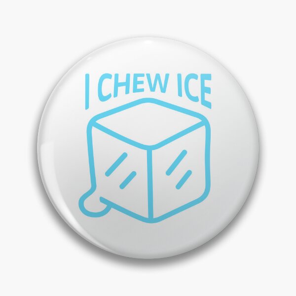 Item preview, I Chew Ice! Blue designed and sold by PMCreative.