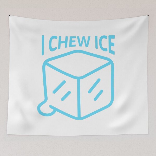 Item preview, I Chew Ice! Blue designed and sold by PMCreative.