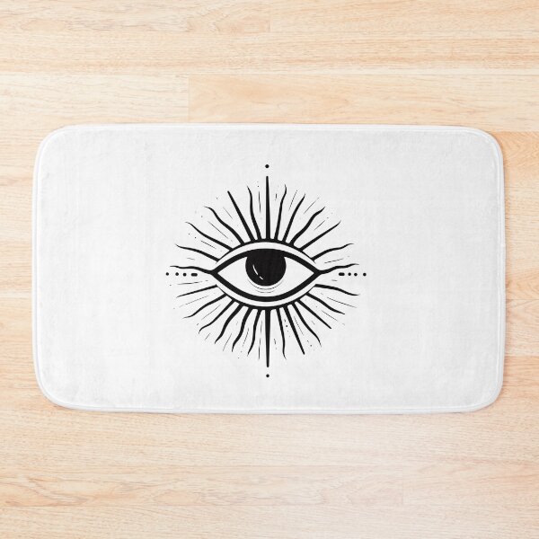 Item preview, Sun eye design - Black and white minimalist small eye. Witchcraft collection designed and sold by Tomioka-Art.