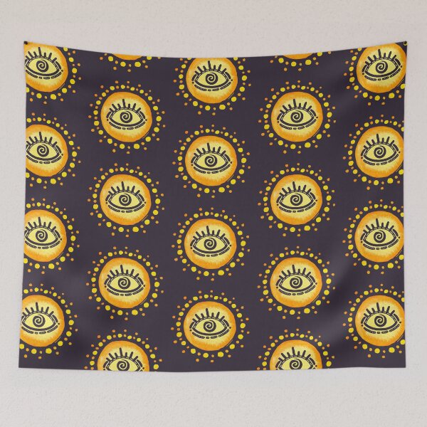 Item preview, Spiral Eye Orange | Sun Collection | Fashion Pattern designed and sold by monkeybusiness.pt.