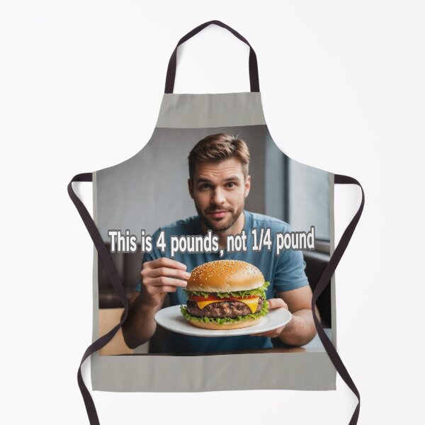 Item preview, The Four Pound Burger designed and sold by Surreallytee.