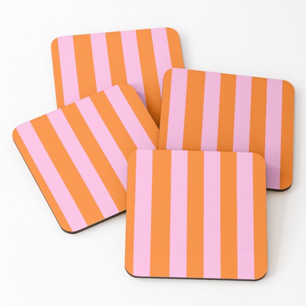 Item preview, Pink and Orange Stripes designed and sold by OneThreeSix.