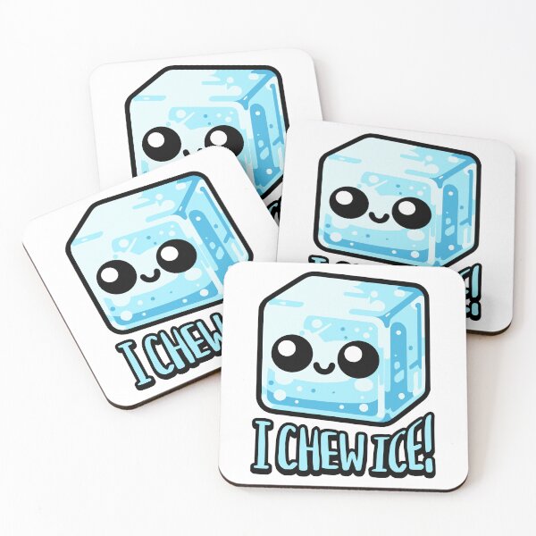 Item preview, Chew Ice! Cute Ice Cube designed and sold by PMCreative.