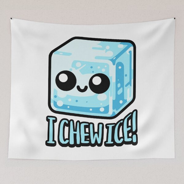 Item preview, Chew Ice! Cute Ice Cube designed and sold by PMCreative.