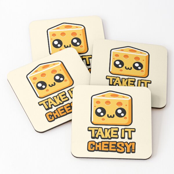 Item preview, Take it cheesy! Cute Cheese Pun designed and sold by PMCreative.