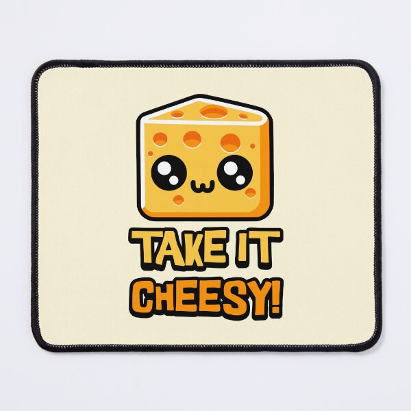 Item preview, Take it cheesy! Cute Cheese Pun designed and sold by PMCreative.