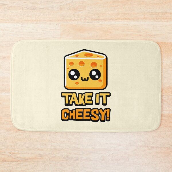 Item preview, Take it cheesy! Cute Cheese Pun designed and sold by PMCreative.