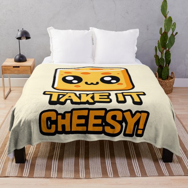 Item preview, Take it cheesy! Cute Cheese Pun designed and sold by PMCreative.