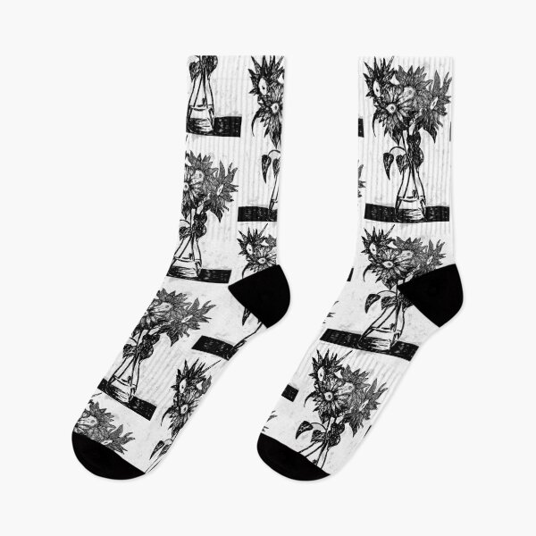 Item preview, Black Flowers In Vase designed and sold by Fransyn.
