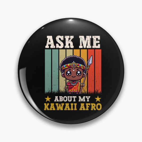 Item preview, Kawaii afro  designed and sold by VibeStyleShop.