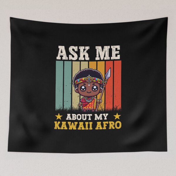 Item preview, Kawaii afro  designed and sold by VibeStyleShop.
