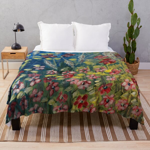 Flowers Throw Blanket
