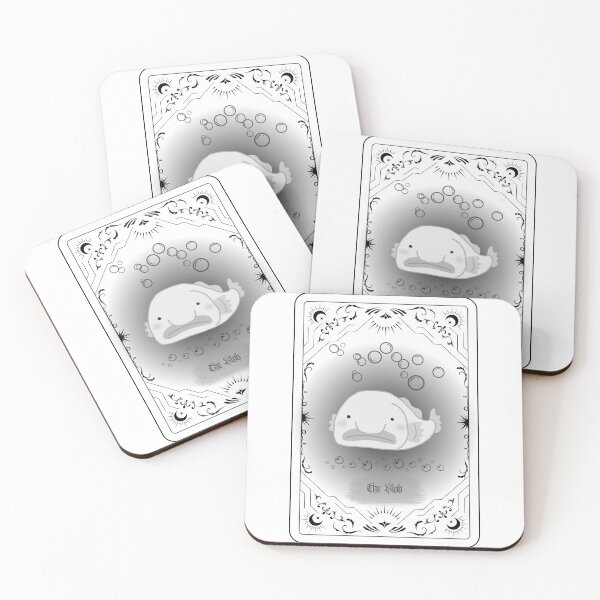 Item preview, The Blob Blob Fish Tarot Card designed and sold by CrystalWillette.