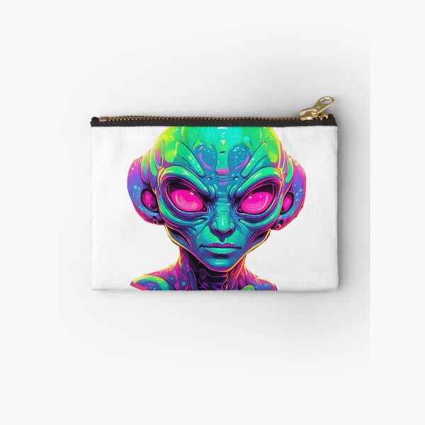 Item preview, Vibrant green space alien  designed and sold by LevCreates.