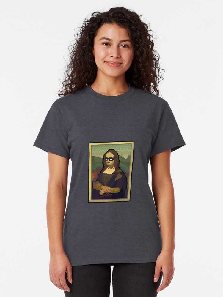 mona lisa t shirt lollipop