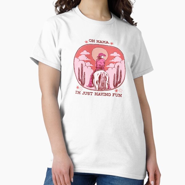 Item preview, Oh Mama I'm Just Having Fun Pink Pony Club designed and sold by No Rain Studio.