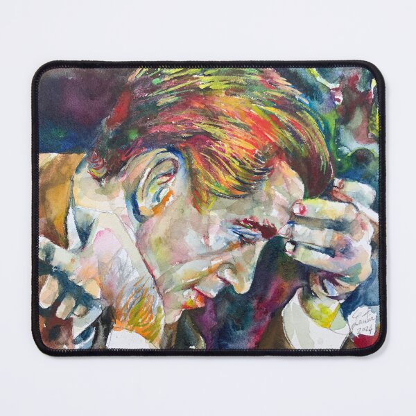 Item preview, J. D. SALINGER watercolor portrait .1 designed and sold by lautir.
