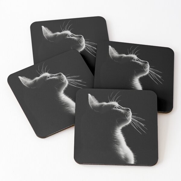 Item preview, black and white Cat cilhouette designed and sold by Reichcorp.