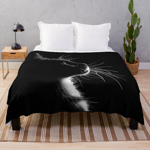 Item preview, black and white Cat cilhouette designed and sold by Reichcorp.