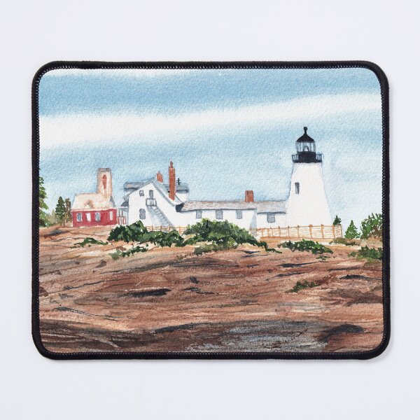 Item preview, East coast Lighthouse on a rocky hill designed and sold by Gnomes1bySue.
