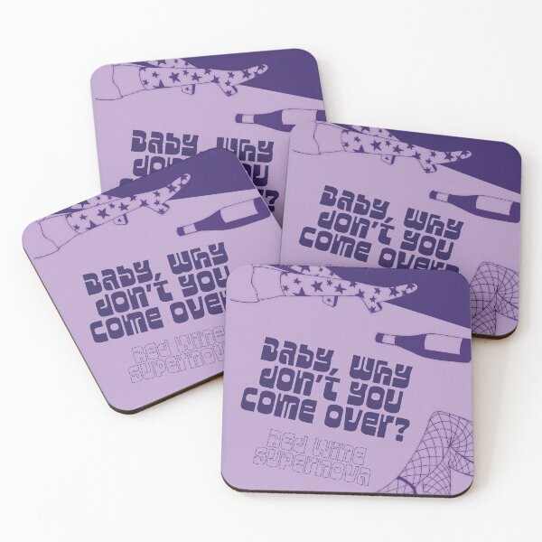 Item preview, Baby Why Don't You Come Over Red Wine Supernova designed and sold by No Rain Studio.