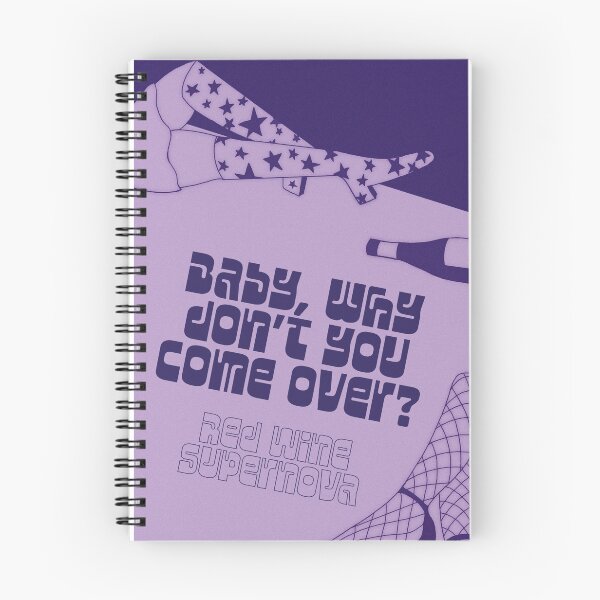 Item preview, Baby Why Don't You Come Over Red Wine Supernova designed and sold by No Rain Studio.