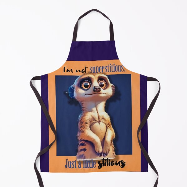 Item preview, Meerkat Mischief - I'm Not Superstitious designed and sold by gleefulme.