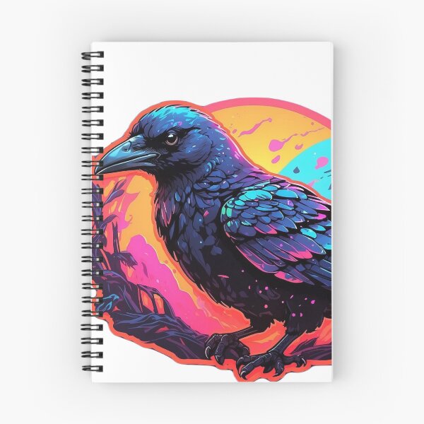 Aperçu de l'œuvre Corbeau noir créée et vendue par LevCreates.