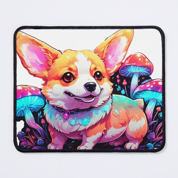 Item preview, Mushroom corgi  designed and sold by LevCreates.