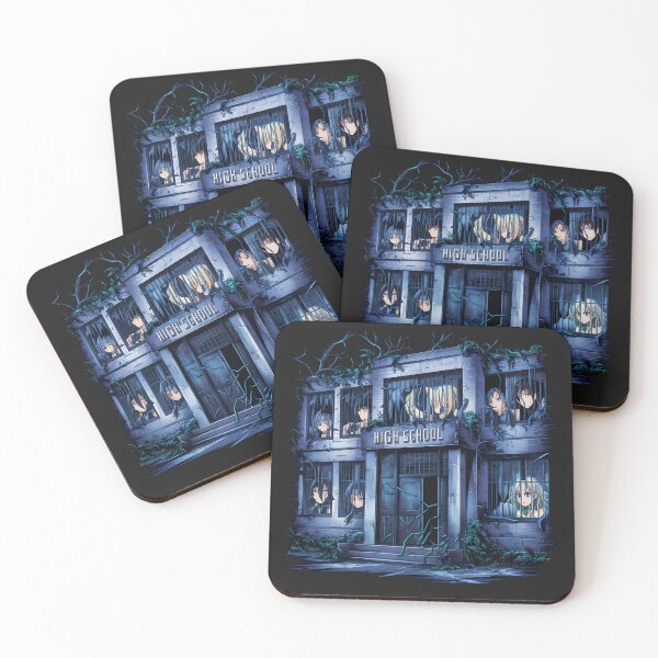 Item preview, Haunted High School Anime Scene, Anime Horror designed and sold by TrendyGraphTees.