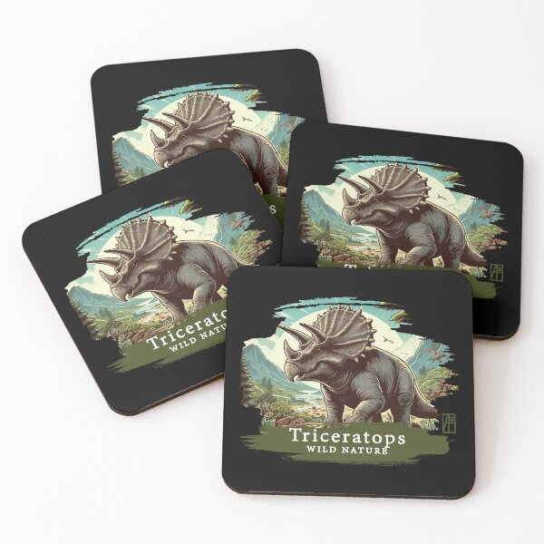 Item preview, Triceratops - WILD NATURE - DINOSAURS -1 designed and sold by ArtProjectShop.