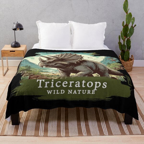 Item preview, Triceratops - WILD NATURE - DINOSAURS -1 designed and sold by ArtProjectShop.