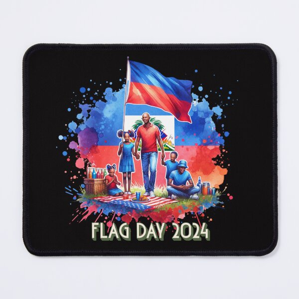 Item preview, Family Celebration of Haitian Flag Day 2024 - Patriotic Picnic Design designed and sold by monetdesignsred.