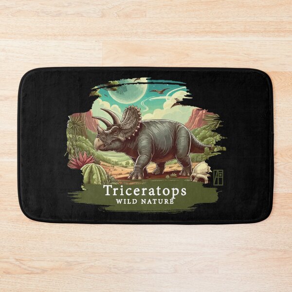 Item preview, Triceratops - WILD NATURE - DINOSAURS -2 designed and sold by ArtProjectShop.