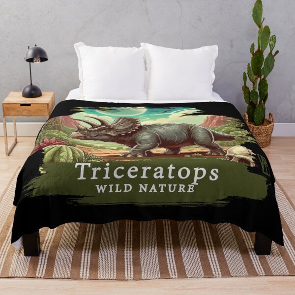 Item preview, Triceratops - WILD NATURE - DINOSAURS -2 designed and sold by ArtProjectShop.
