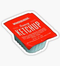 Whataburger Fancy Ketchup Sticker