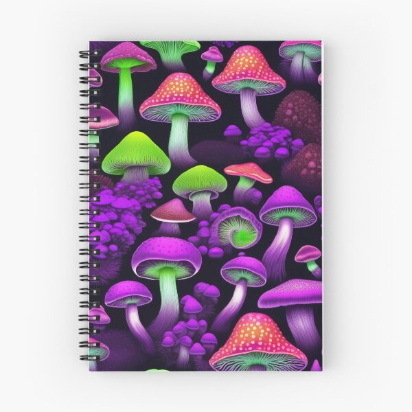 Item preview, Trippy Bioluminescent Mushroom Glow in the Dark Amanita Muscaria designed and sold by DreamCraze.