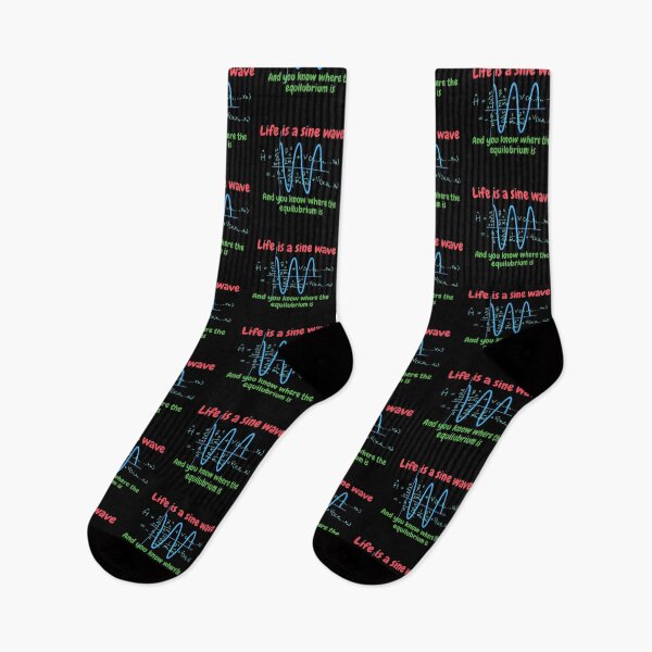 Item preview, Life is a sine wave, and you know where the equilibrium is designed and sold by NoetherSym.